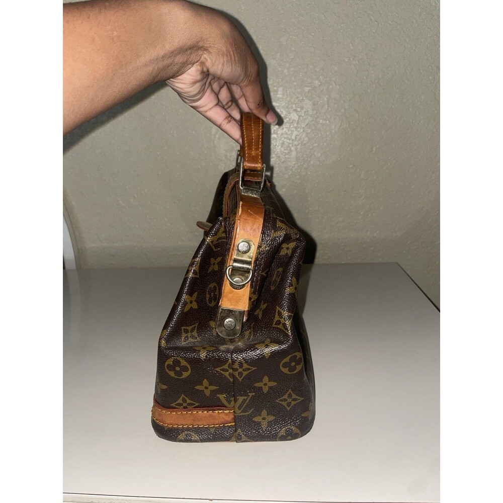 LOUIS VUITTON Antique Monogram Doctor Bag RARE Vintage - Picture 4 of 15
